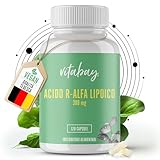 Vitabay Acido Alfa Lipoico 120 capsule vegane 300 mg - Assumere 1 capsula al giorno - Integratore di Acido R Alfa Lipoico (ALA) - Acido Alfa Lipoico ALA a rilascio ritardato - Fornitura per 4 mesi