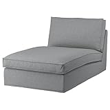 IKEA KIVIK Chaise Longue, Tibbleby Beige/Grigio