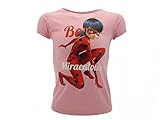 Miraculous T-Shirt Originale Ladybug Ufficiale Rosa Bambina (5-6 Anni)