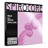 Thomastik Corde per Cello Spirocore nucleo spirale Set 4/4 media rivestimento cromo