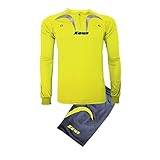 Zeus Kit Arbitro PRO Giallo Fluo - Grigio Scuro XL