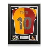 Exclusive Memorabilia Maglia dell Roma 2001-02 autografata da Francesco Totti. Telaio Standard