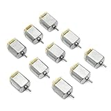 Fasizi 10Pcs DC 3V - 6V 130 Motor 17000 RPM per Arduino Fai da Te