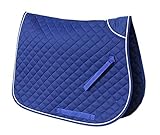 Rhinegold Sottosella Twin Bound-COB-Royal Blue, Panno Sella 36 IT, Blu Reale