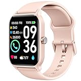 Smartwatch (Fare e Ricevere Chiamate), 1,8" Smartwatch Uomo con Alexa Integrato/Cardiofrequenzimetro/Sonno/SpO2, Orologio Smartwatch con Notifiche Messaggi, Impermeabile IP68, 100+ Modalità Sportive