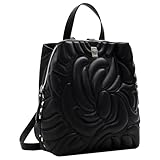 Desigual, ACCESSORIES PU Backpack Mini Donna, Nero, Einheitsgröße