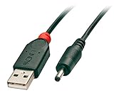 LINDY 70266 - Cavo USB Maschio - DC 1.35 / 3.5mm - 1,5m