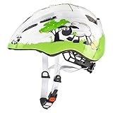 uvex kid 2, casco da ciclismo leggero per bambini, regolazione individuale delle dimensioni, ampliabile con luce a LED, dolly, 46-52 cm