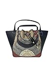 Gattinoni Borsa A Spalla Da Donna Marchio, Modello Planetarium BEGPL8129WPQ, Realizzato In Pelle Sintetica. Nero