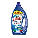 Bio Presto Liquido Classico Detersivo Lavatrice Liquido, Nuova formula con Smacchiatore, confezione da 50 lavaggi