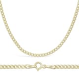 PRINS JEWELS Catena in oro giallo 18 carati / 750 curb - Larghezza 2,3 mm (50)