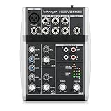 Behringer XENYX 502S Mixer analogico premium a 5 ingressi con interfaccia di streaming USB