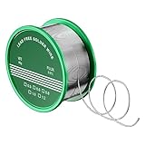 Magrimaxio stagno per saldare elettronica, filo a saldare senza piombo, filo di saldatura a nucleo di colofonia, solder wire Con flussante, Sn99.3 Cu0.7, 50g/0.6mm, per saldatura elettrica riparazione