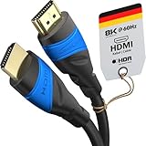 KabelDirekt – Cavo HDMI 4K & 8K – 2 m – Disponibile in 0,15-22,5 m – per Tutti i dispositivi HDMI (4K@120Hz & 8K@60Hz, HDMI 2.0, High Speed con Ethernet, TV, Blu-Ray, PS5/XBS/Switch, Nero)