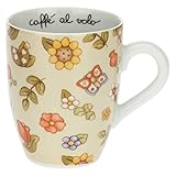 THUN - Porcellana Mug Fiori e Girasoli Country, 300ml