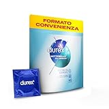 Durex Settebello Classico, Preservativi Durex Classici, Formato Convenienza, Confezione Riciclabile Salvaspazio, 40 Profilattici