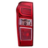 YONGYAO Fanale posteriore destro/sinistro per auto Lampada posteriore rossa per Isuzu Dmax D-Max Ute 2014-2019 - Sinistra (fendinebbia)