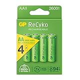 ReCyko+ Pile Ricaricabili 2600 mAh, (4 Pezzi)