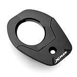 ZESIDIMO Per Yamaha XMAX 300 XMAX 250 X-MAX 300 250 2017-2022 2023 Accessori Moto Estremità Coperchio Terminale del Tubi di Scarico Coperchio Protettiva Decorativo (Nero)