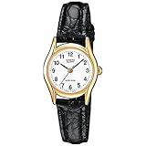 Casio Orologio Analogico al Quarzo Donna con Cinturino in Pelle LTP-1154PQ-7BEG