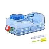 Umikk 5L ~ 22L - Tanica per acqua da campeggio, con rubinetto, contenitore per acqua potabile portatile, serbatoio dell acqua da campeggio con manici, tanica per acqua senza BPA, per viaggi all aperto