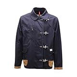 Fay 8223AZ GIUBBOTTO CANVAS UOMO ARCHIVE MAN JACKET BLUE-XL