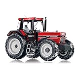 WIKING 077861 Case IH 1455 XL Modello di Trattore, 1:32, Metallo e Plastica, Da 14 Anni, Molte Funzioni, Asse Anteriore Sterzante, Incluso Tubo di Scarico Cromato