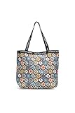 Gattinoni Teodosia Easy Chic Borsa Shopper - da Donna - in Tessuto tecnico stampato - Collezione Roma - Multi colore, Taglia Unica