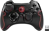 Speedlink TORID Gamepad - Controller Wireless per PC e PS3 con Cavo di Ricarica USB per PC e Console, Colore Nero