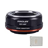 PHOLSY C/Y a RF Adattatore di Montaggio Lente Compatibile con Obiettivi Contax/Yashica e Corpo Fotocamera Canon RF, EOS R, R6 Mark II, EOS R7, R8, R10, R3, EOS R5, EOS R5C, EOS R6, EOS RP, EOS R50