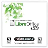 LibreOffice 2024 Home and Student 2021 Professional Plus Business Compatibile con Microsoft Office Word Excel PowerPoint Adobe PDF Software USB per Windows 11 10 8 7 Vista XP 32 64-Bit PC & Mac OS X