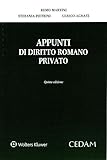 Appunti di diritto romano privato