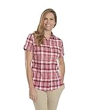 WOOLRICH Camicia da donna a quadri Twin Lakes, Rosso, XS