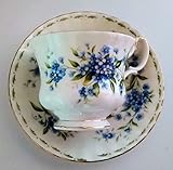 Tazza da collezione/Royal Albert/July/Flower of the month/1 tazza e 1 piattino/grande/originale/Bone China