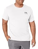 Under Armour UA Sportstyle LC SS Maglietta, Bianco, L Uomo