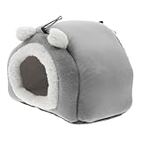 DOITOOL 1Pc Pet Cotone Nido Cane Ombra Rifugio Criceto Nido Peluche Cuscino Zucchero Aliante Sonno Letto Ratto Grotta Calda Gabbie E Habitat per Criceti Casa del Gatto Peonia Pappagallo