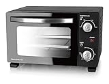 Melchioni Family | Forno Elettrico Modello DEVIL 11 con Capacità 11 litri, Temperatura regolabile fino a 230°C, Timer 30 Minuti, Colore Nero