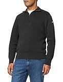 Schott NYC PLKERN3 Maglione, Heather Anthracite, M Uomo