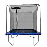 Ultrasport Trampolino rettangolare, montabile, trampolino con ampia superficie di salto, molte caratteristiche di sicurezza, stabile telaio per trampolino da esterno, in 2 misure, 244x305 cm