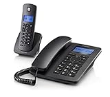 MOTOROLA C4201 Telefono Combo Fijo + DECT Negro