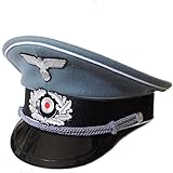 Cappello di lana per ufficiali di fanteria dell esercito tedesco della seconda guerra mondiale, cappello da sole, cappello da campo, accessorio per feste cinematografiche, L