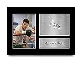 HWC Trading Mark Wahlberg A4 Senza Cornice Firmato Regalo Visualizzazione Delle Foto Print Immagine Autografo Stampato Per The Fighter Gli Appassionati Di Cinema