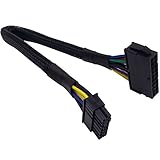 COMeap Da 20 pin a 14 pin Alimentazione principale PSU ATX Adattatore intrecciato a manica Cavo per PC IBM Lenovo e Server da 12 pollici (30 cm)