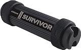 Corsair CMFSS3B Flash Survivor Stealth v2 Chiavetta da 32 GB con Interfaccia USB 3.0, Design Militare Rugged, Impermeabile Sino a 200 m, Nero