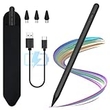 Stylus Pen Tablet Android, KBCASE Penna per Tablet Compatibile Samsung/iPhone/Lenovo/Xiaomi/Huawei/Android Touch Screen, Stylus Pencil for Tablet with Sensibile all Inclinazione con 3 Punte