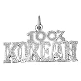 Jewels Obsession 14K White Gold 100% Korean Pendant