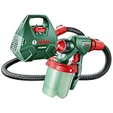 Bosch Home and Garden Pistola per verniciatura con filo PFS 3000-2 (650 W, in una scatola di cartone) +contenitore vernice ad alimentazione costante, PSF 3000-2, 5000 E, capacità 1000 ml