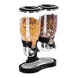 Royal Catering Dispenser per Cereali con 2 Contenitori (Capacità 6 l)