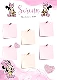 Tableau battesimo minnie - tableau battesimo bimba rosa