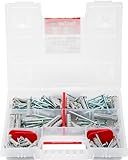 Fischer KIT SX Plus, Valigetta 80 Tasselli con Vite Assortiti per Fissaggio su Muro Pieno e Mattone Forato, 570204